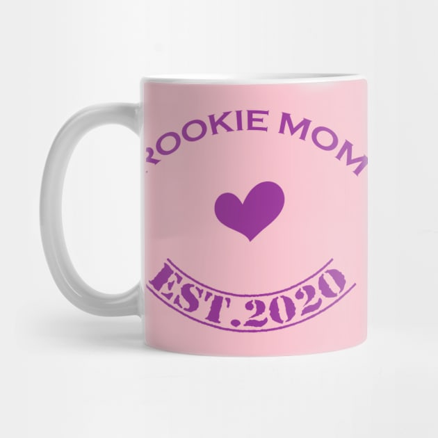 Rookie mom purple by Teeject